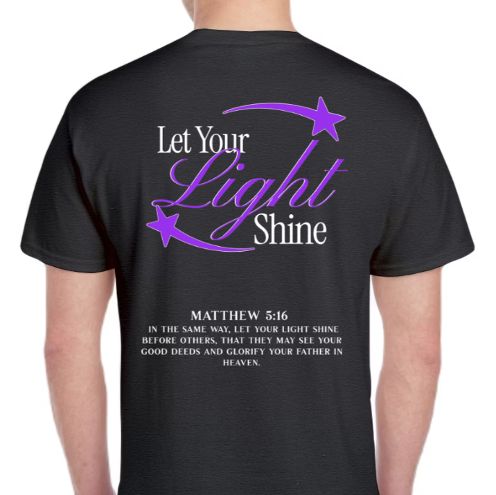 Purple Matthew 5:16 T Shirt