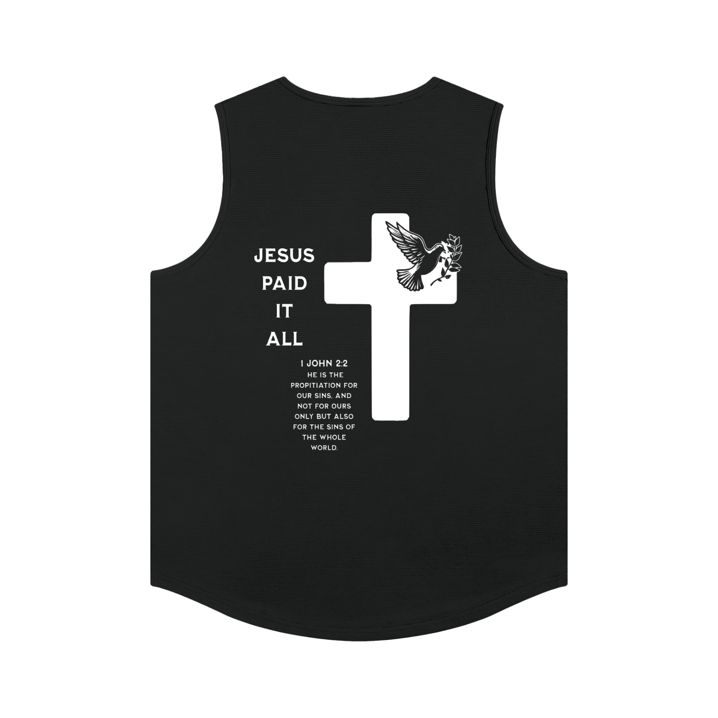 Property Of Heaven Black Tank Top (Runs Small)