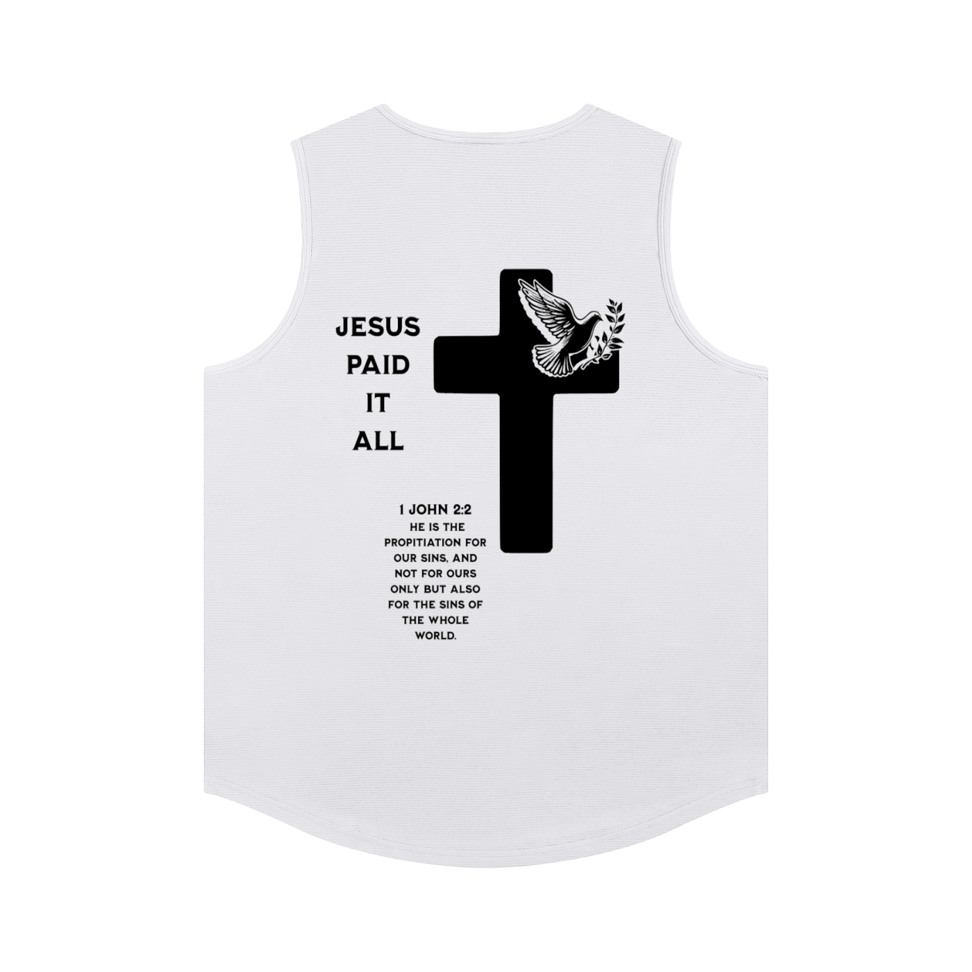Property Of Heaven White Tank Top (Runs Small)